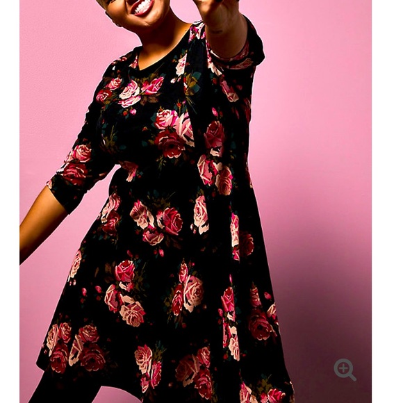 Torrid Betsey Johnson Ponte Skater Dress - Picture 2 of 5